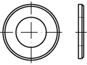 Poveržlės apvalios, DIN 125 A, DIN 125 A, vaizdas 2