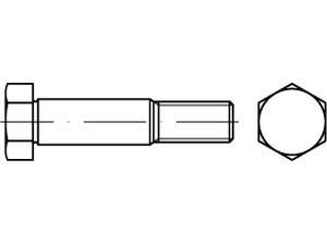 Varžtai šešiakampe galva, DIN 609