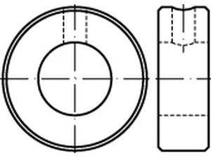 Žiedai velenui su anga fiksatoriui, DIN 705, DIN 705, vaizdas 2