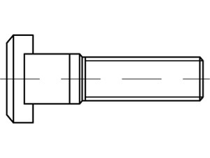 Varžtai T-formos, DIN 787