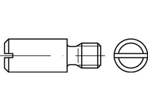 Sraigtai aukšta cilindrine galva, DIN 927