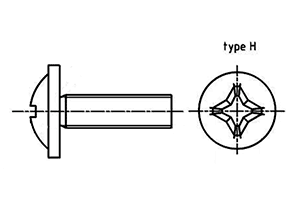 Sraigtai plačia pusapvale galva, DIN 967, DIN 967, vaizdas 2