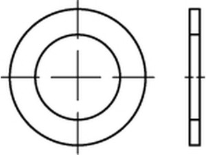 Poveržlės fiksuojančios, DIN 93