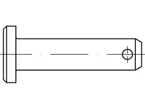 Kaiščiai su galvute, DIN 1444