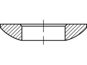 Poveržlės sferinės, DIN 6319