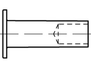Kniedės automobilinės, DIN 7338, DIN 7338, vaizdas 2