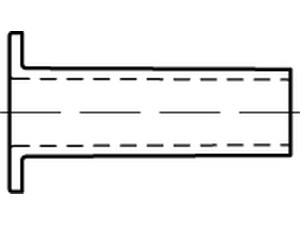 Kniedės automobilinės, DIN 7338