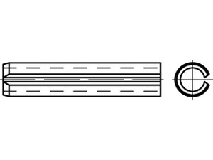 Kaiščiai spyruokliniai, DIN 7346