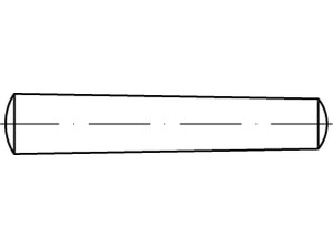 Kaiščiai kūginiai, DIN 1