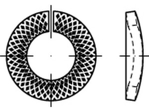 Poveržlės fiksuojančios, spyruoklinės, R 88131