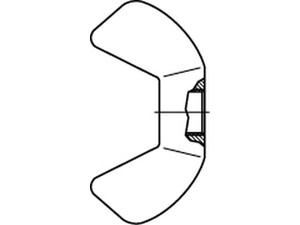 Veržlės sparnuotos, sumažintos (amerikietiškos), R 88215