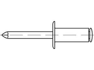 Nutraukiamos kniedės