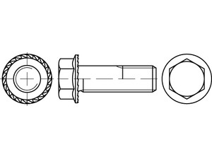 Varžtai flanšiniai, fiksuojantys, R 88933