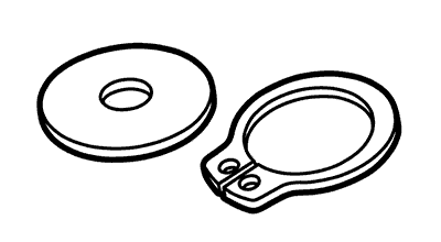 Poveržlės / Fiksaciniai žiedai