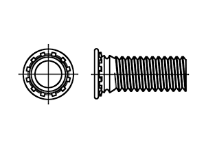 Smeigės įpresuojamos